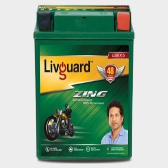  LIVGUARD ZING LGBTX 5 TWO WHEELER BATTERY