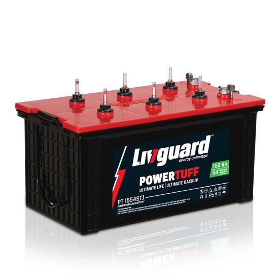 LIVGUARD POWERTUFF PT 1554TJ 150 AH JUMBO TUBULAR