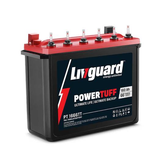 LIVGUARD POWERTUFF PT 1666TT 160 AH TALL TUBULAR BATTERY