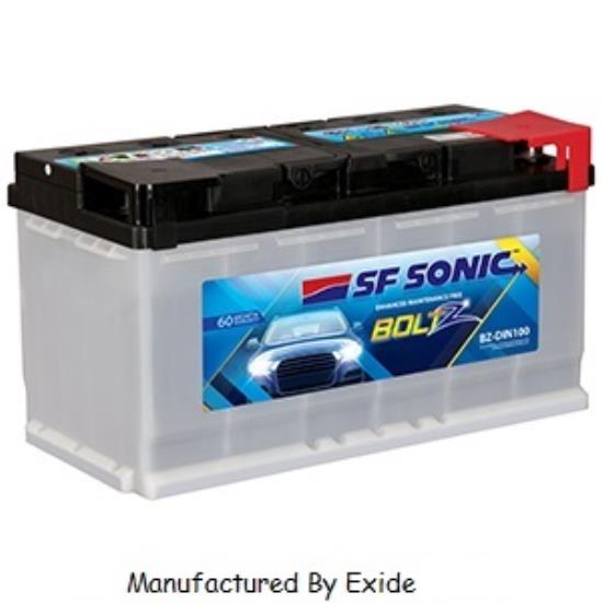 SF SONIC BOLTZ BZ DIN100 100 AH BATTERY