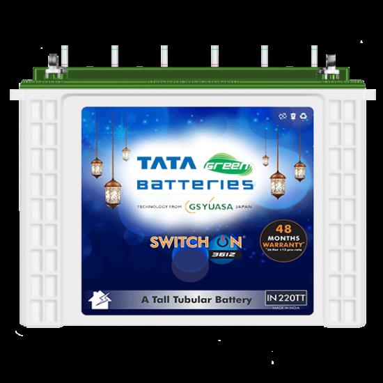 TATA GREEN SWITCHON IN220TT TALL TUBULAR 220AH